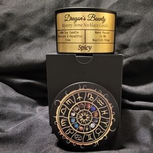 Dragon's Bounty Spicy Mystery Stone Necklace Candle